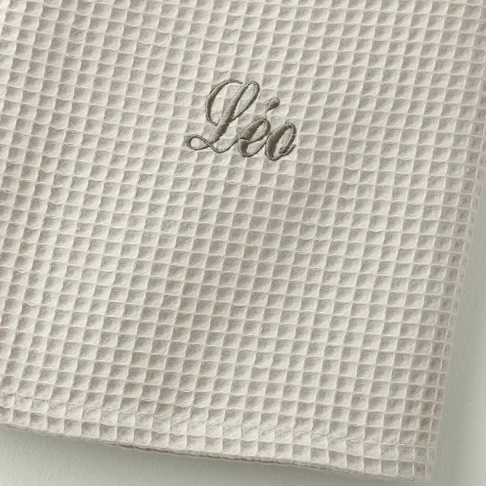 Serviette de bain nid d'abeille Colombine®, personnalisable, 240 g/m2