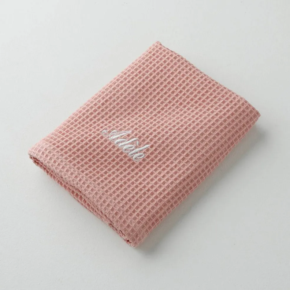 Serviette de bain nid d'abeille Colombine®, personnalisable, 240 g/m2