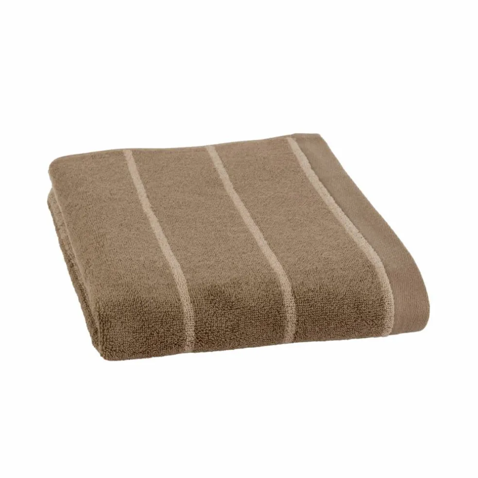 Serviette éponge coton rayée 500 g/m²