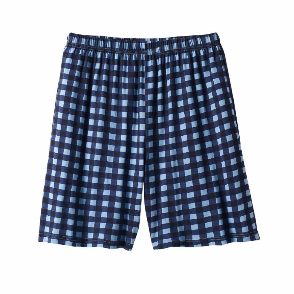 Short pyjama coton carreaux