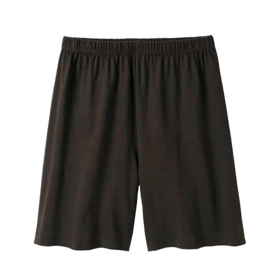 Short pyjama coton uni
