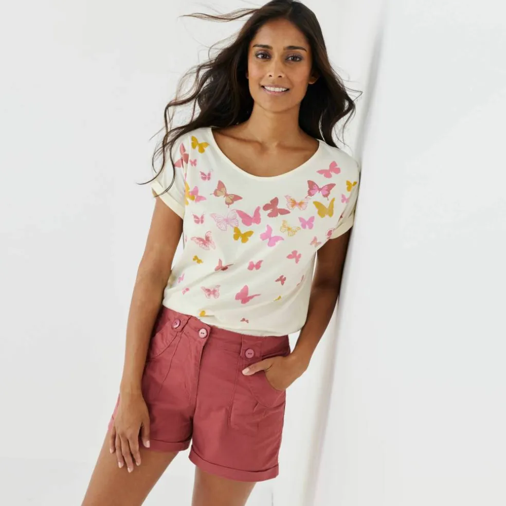 Short à revers, stretch