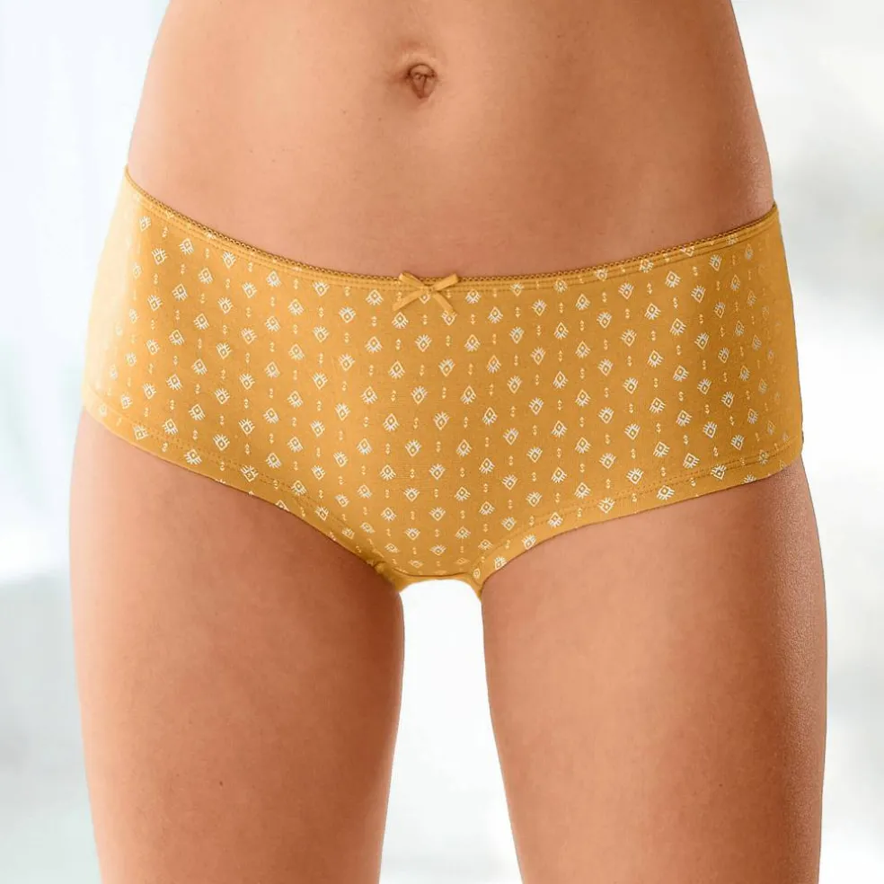 Shorty coton imprimé gamme "graphique" - lot de 4