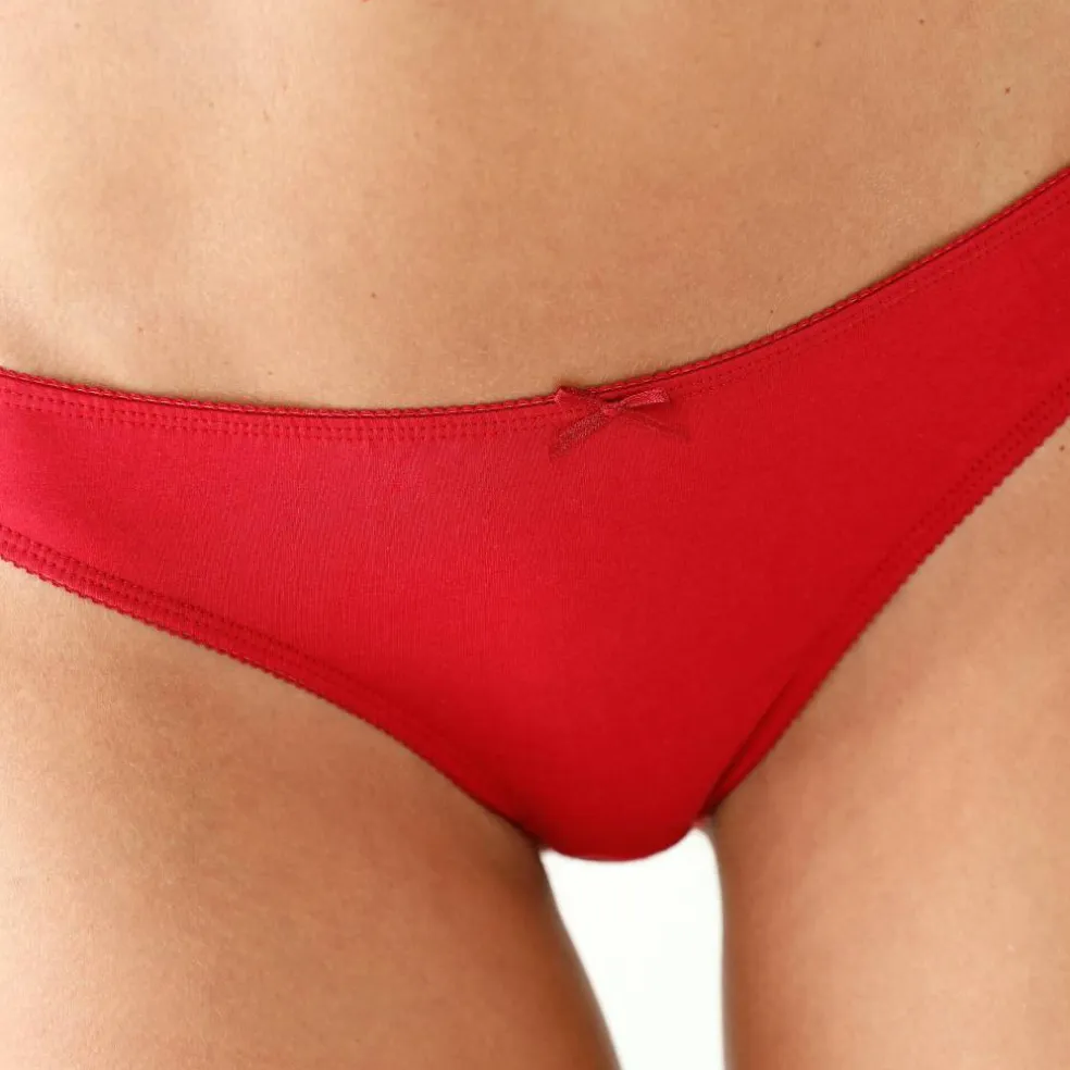 Slip coton imprimé motifs "panthère" assortis – Lot de 4