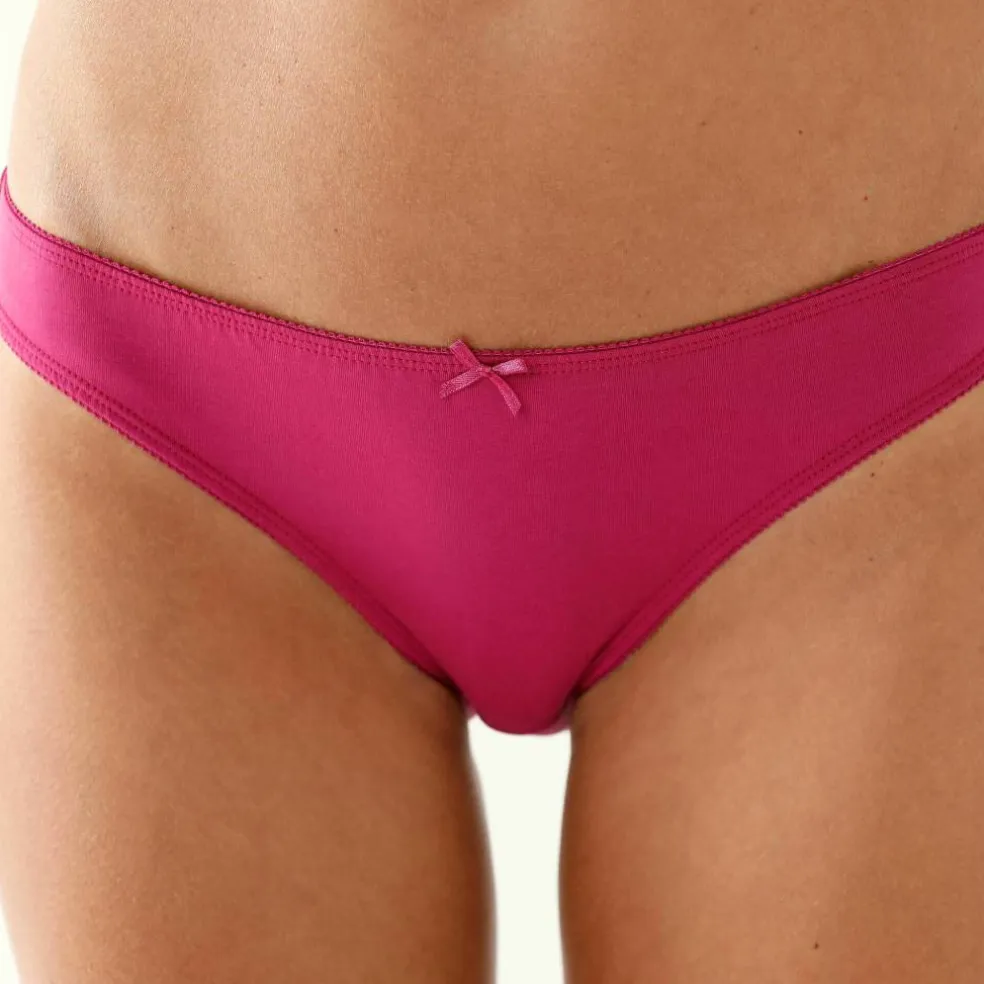 Slip coton imprimé motifs "paon" assortis – Lot de 4