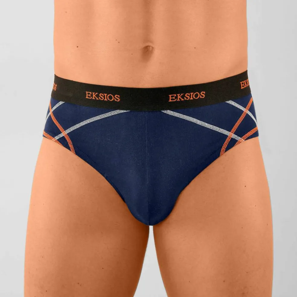 Slip fermé élastiqué surpiqué taille confort - lot de 6