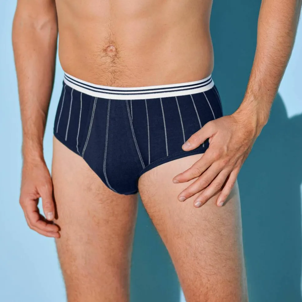 Slip ouvert taille haute - lot de 2