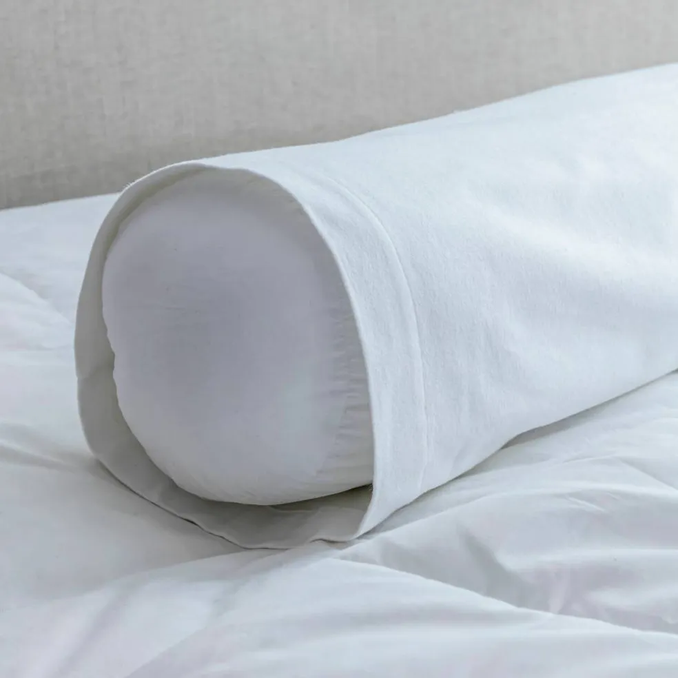 Sous-taie de traversin molleton absorbant - lot de 2