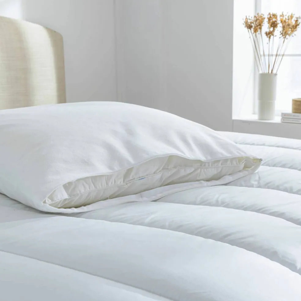 Sous-taie protège-oreiller ultra absorbant