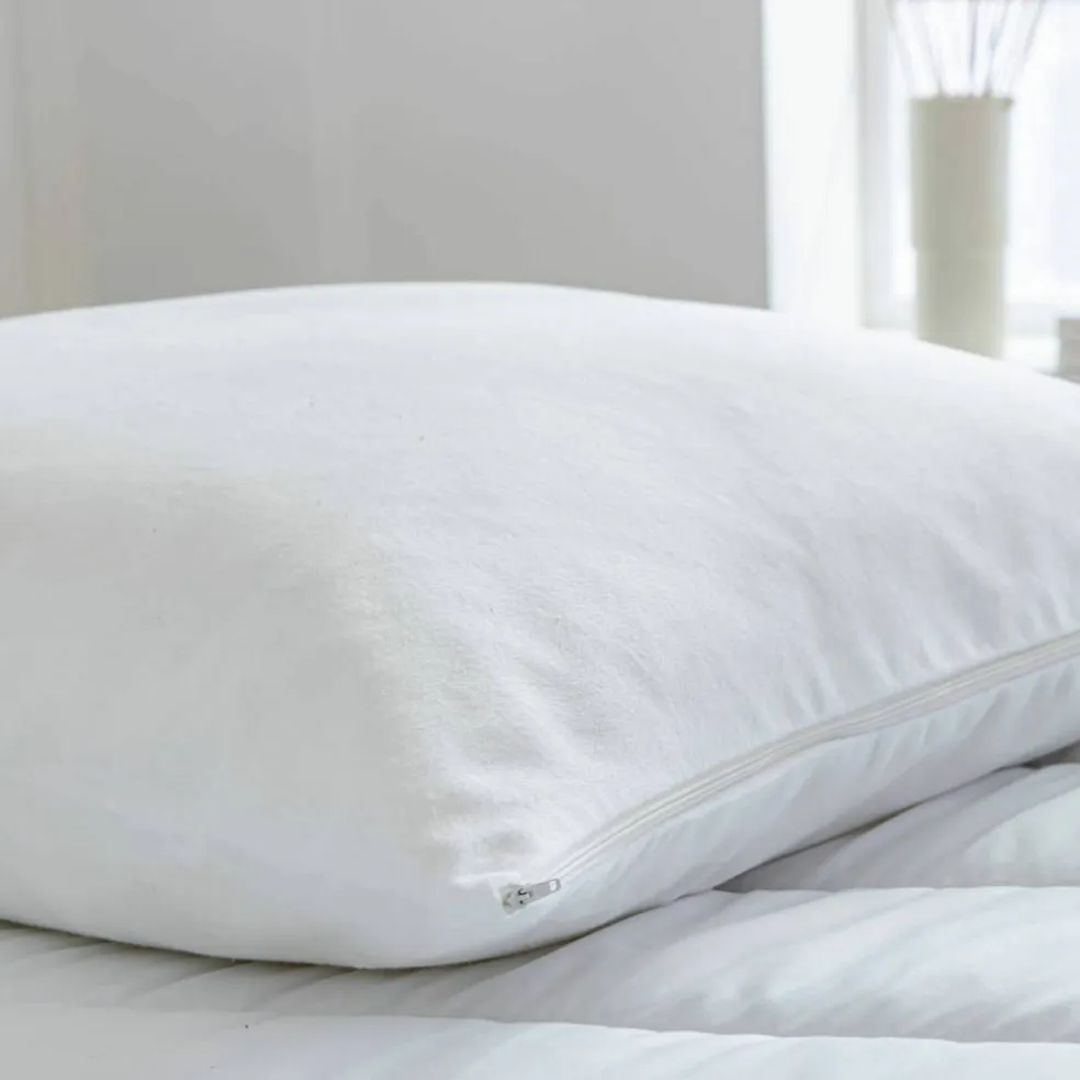 Sous-taie protège-oreiller ultra absorbant