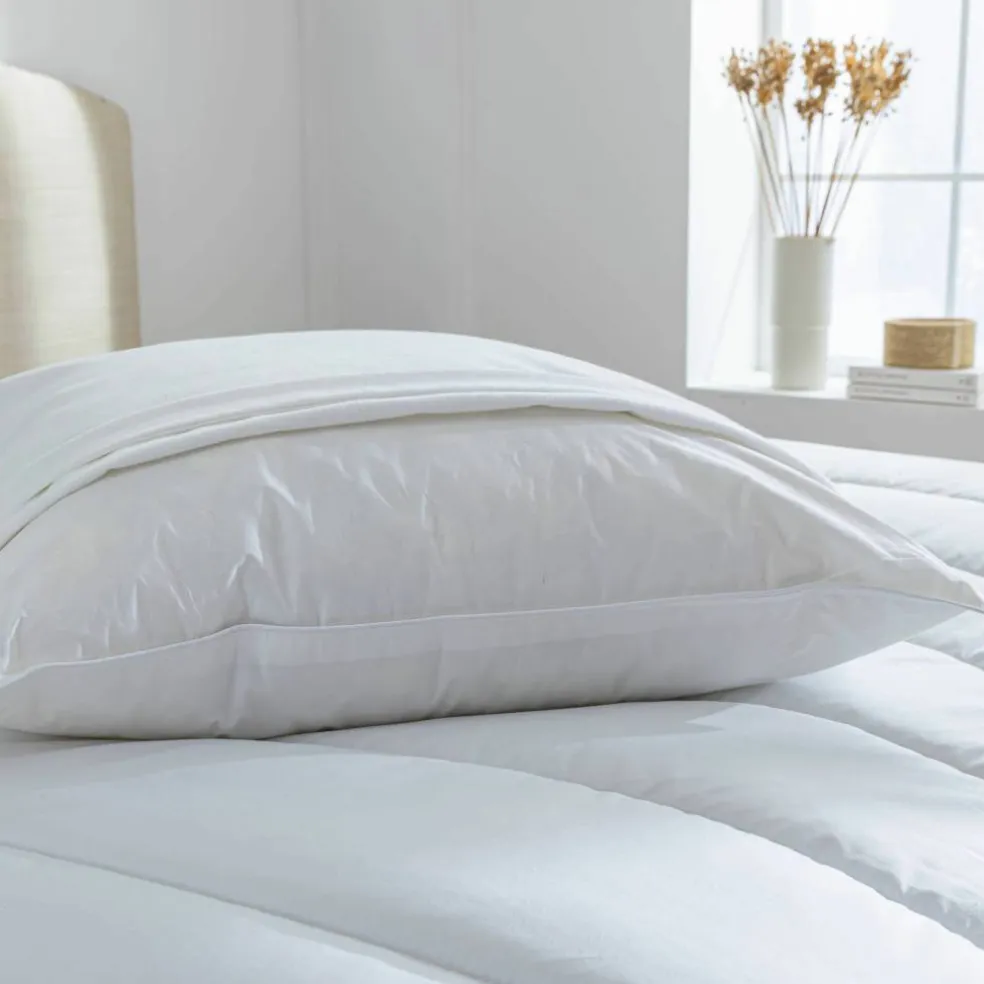 Sous-taie protège-oreiller ultra absorbant