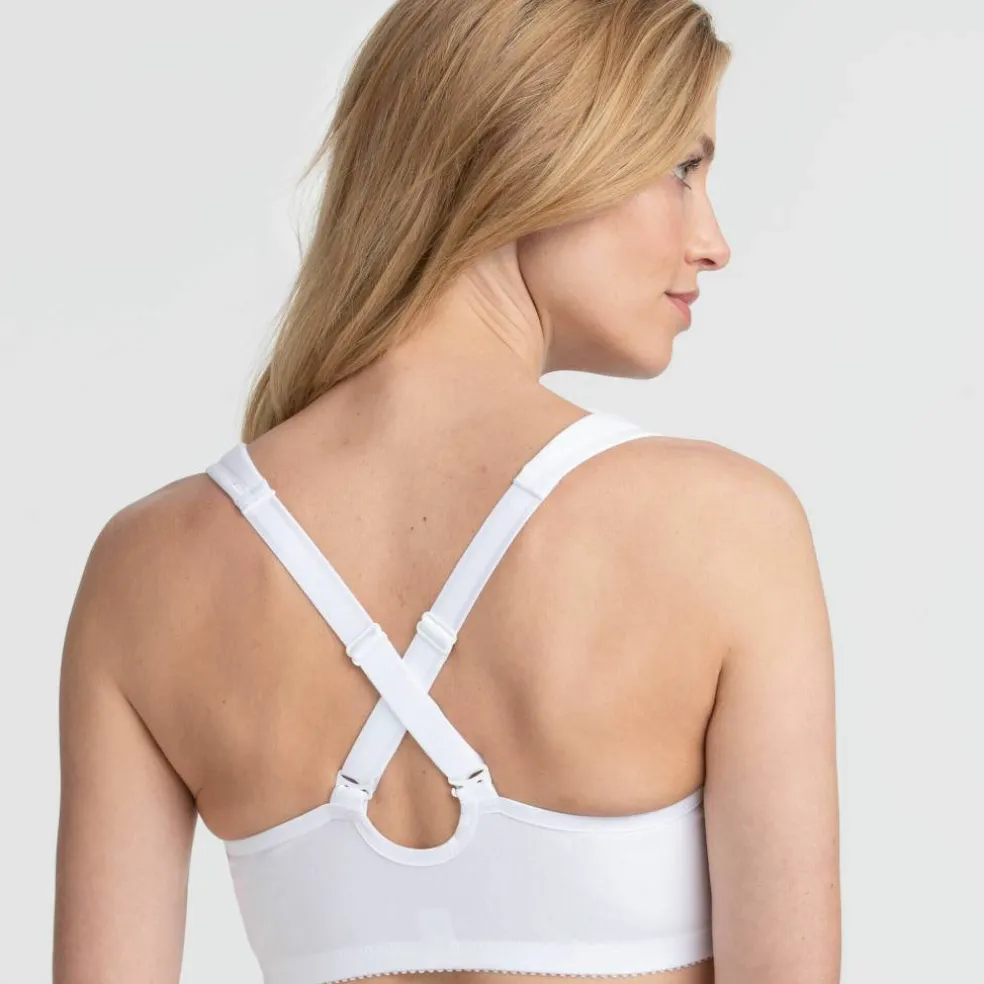 Soutien-gorge Broderie Anglaise fermeture devant - sans armatures