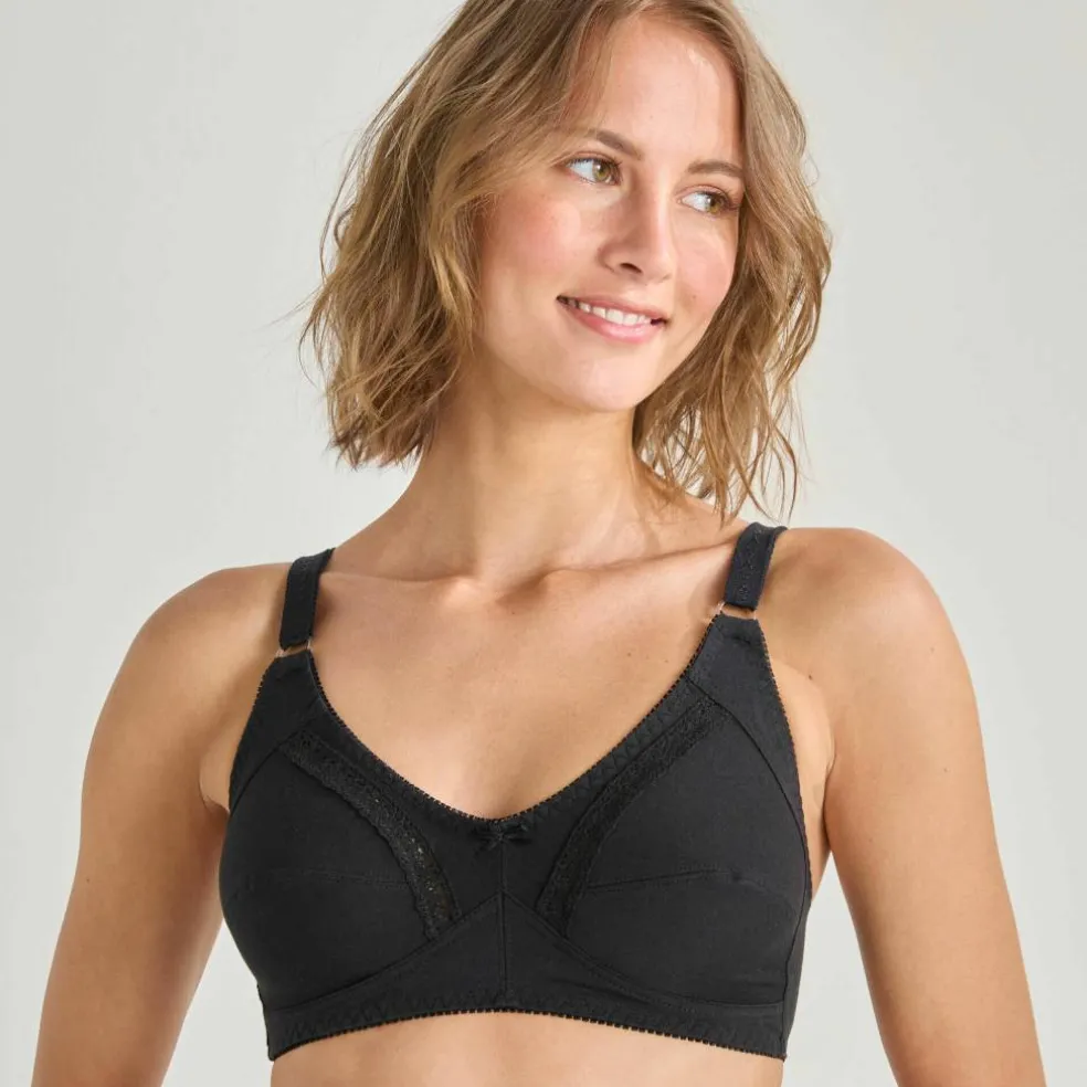 Soutien-gorge coton emboîtant sans armatures - lot de 2