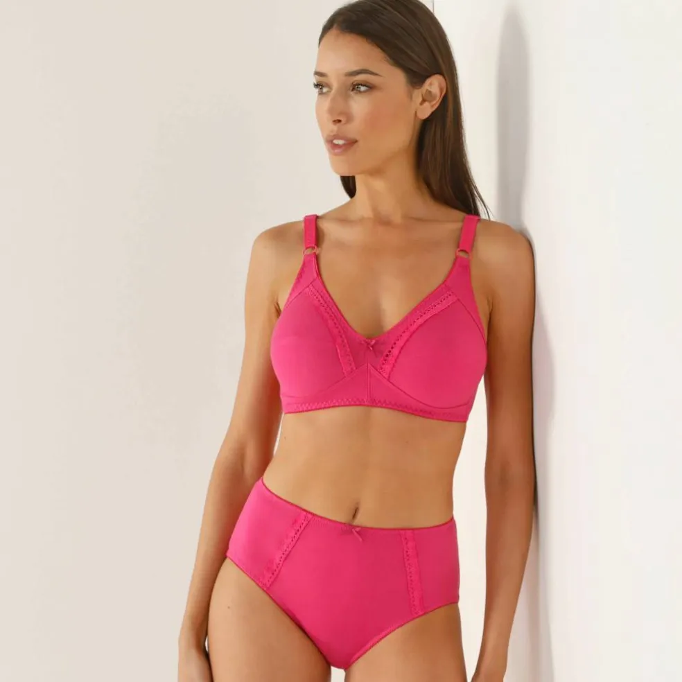 Soutien-gorge coton emboîtant sans armatures - lot de 2
