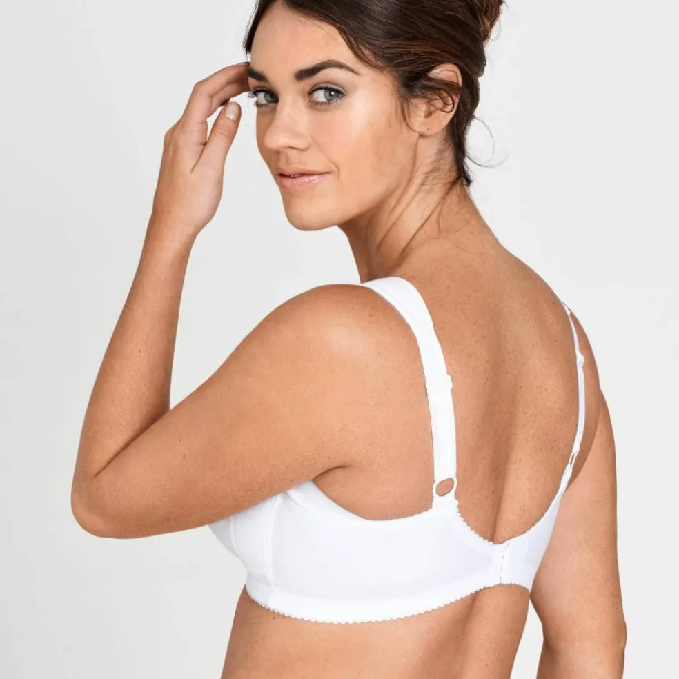 Soutien-gorge coton et dentelle - sans armatures