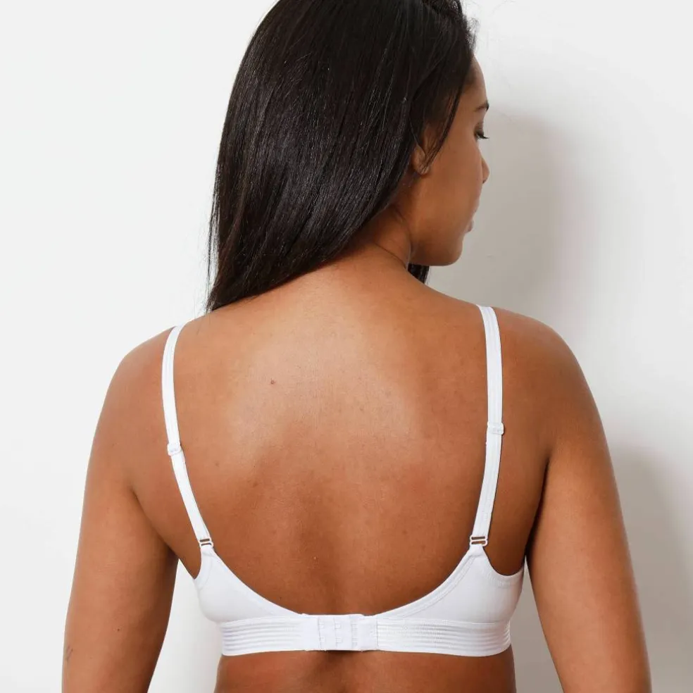Soutien-gorge coton forme croisée - sans armatures