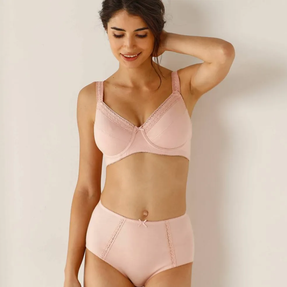 Soutien-gorge coton forme minimiseur avec armatures - lot de 2