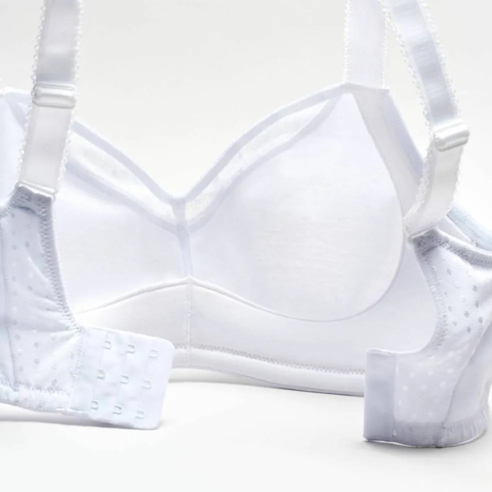 Soutien-gorge coton stretch avec bonnets moulés - sans armatures