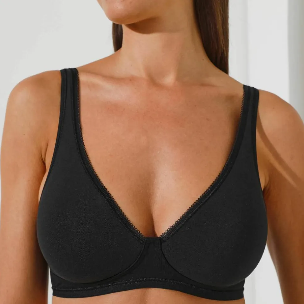 Soutien-gorge coton stretch "Basic+ Soft Bra" - sans armatures