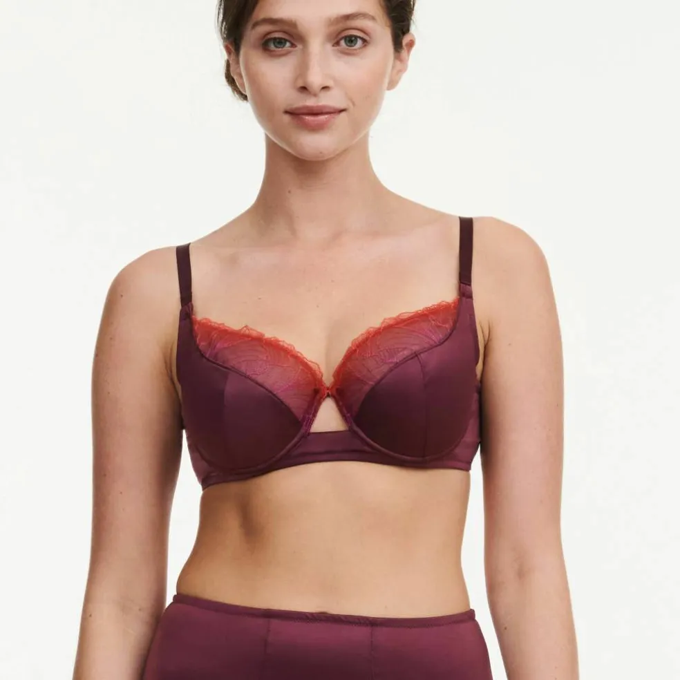 Soutien-gorge emboîtant en maille et dentelle «Tatoo love» - avec armatures