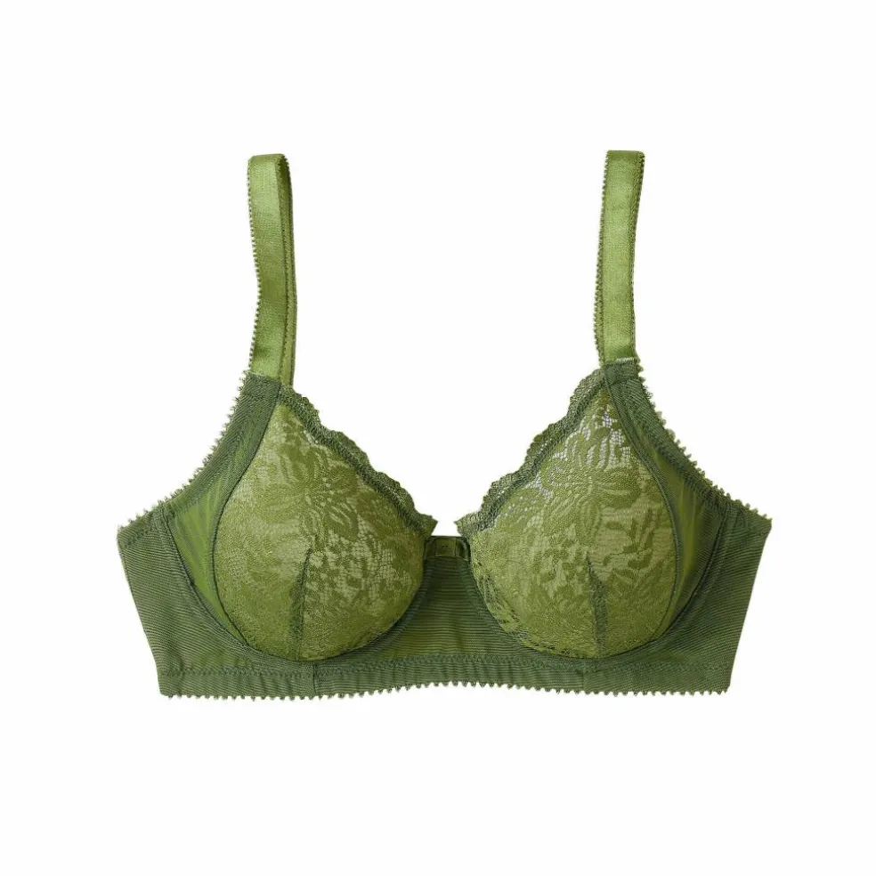 Soutien-gorge forme minimiseur en dentelle et tulle stretch Guspini - avec armatures
