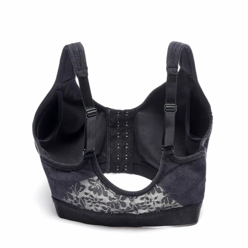 Soutien-gorge post-opératoire ouvert devant en dentelle - sans armatures