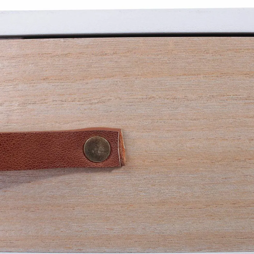 Table de chevet bicolore 1 tiroir
