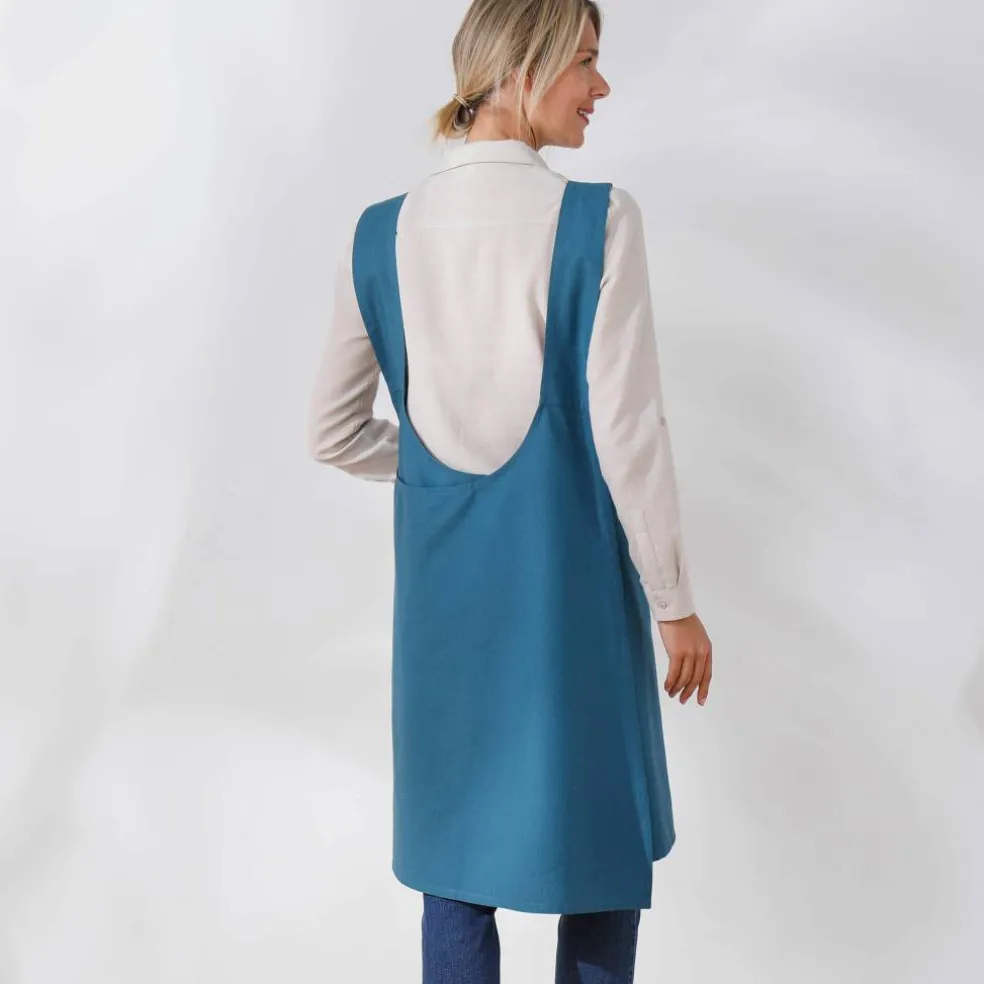 Tablier de cuisine japonais coton uni personnalisable
