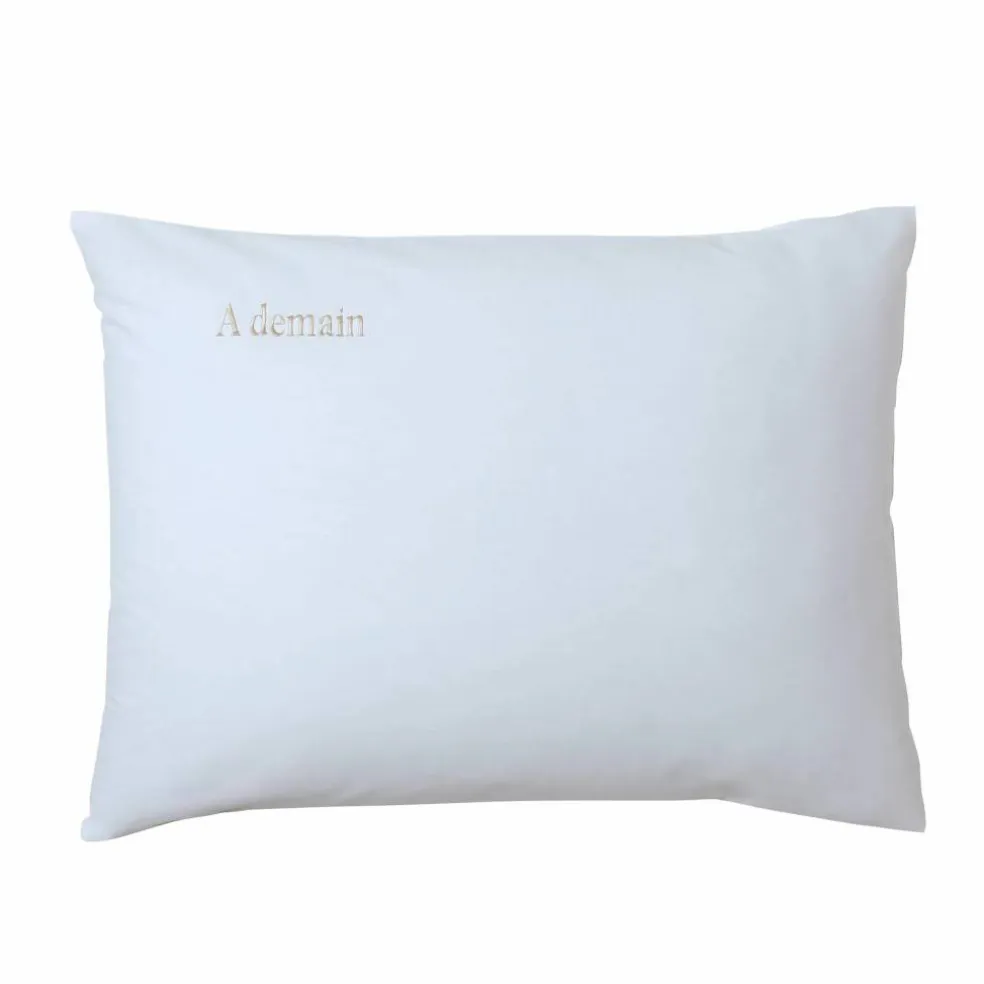Taie d'oreiller coton, personnalisable