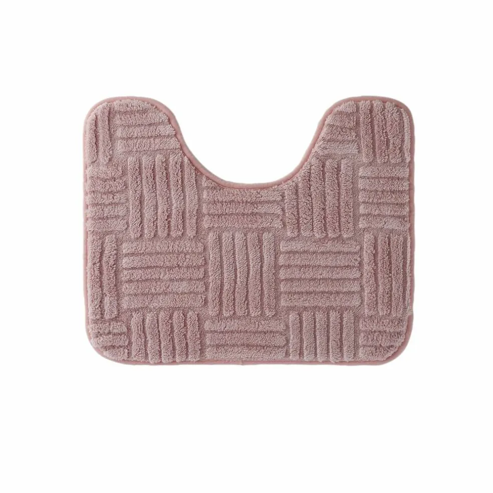 Tapis de bain effet damier