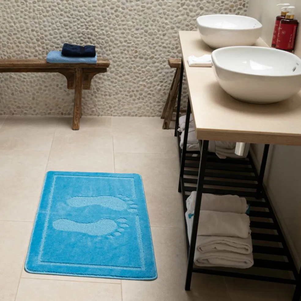 Tapis de bain motif fantaisie