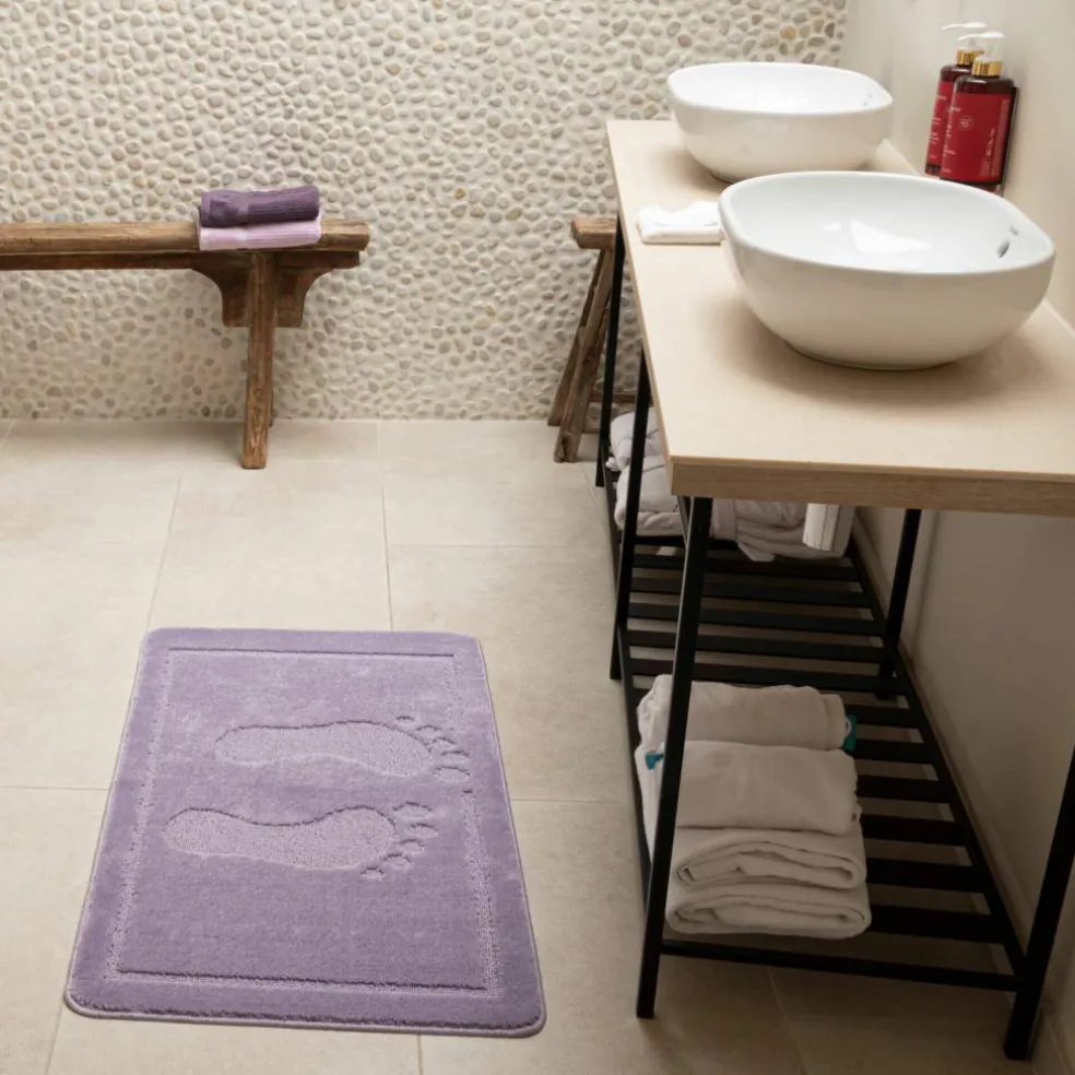 Tapis de bain motif fantaisie