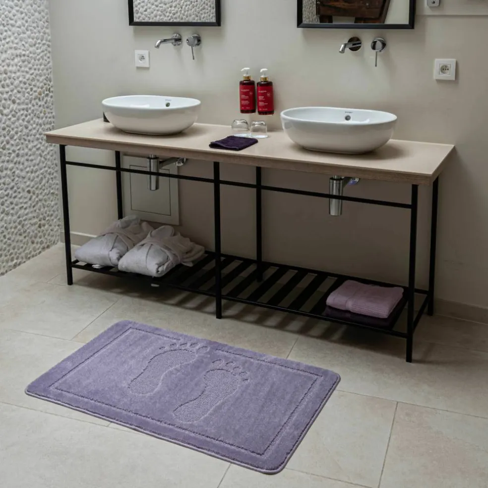 Tapis de bain motif fantaisie