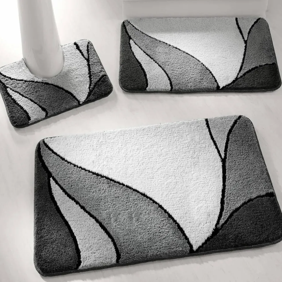 Tapis de bain motif végétal