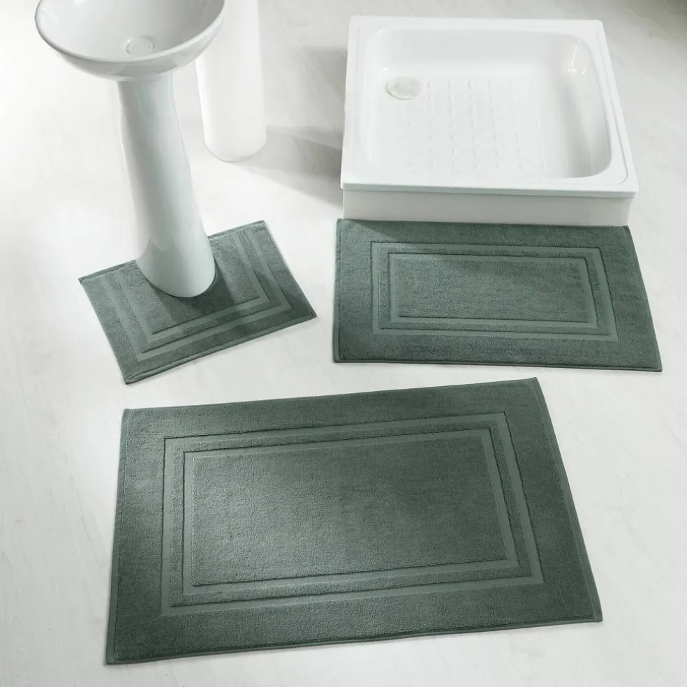 Tapis de bain éponge double liteau - éponge 900 g/m²