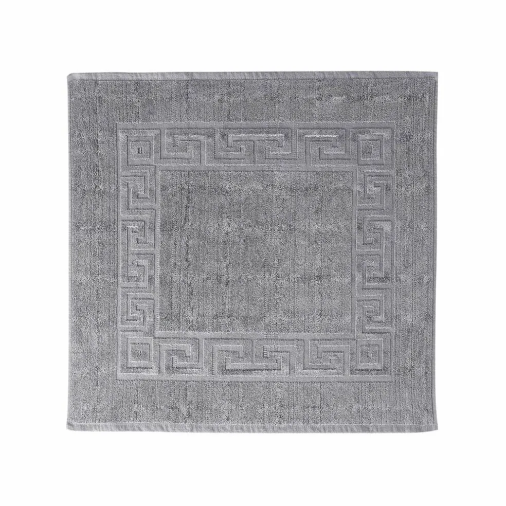 Tapis de bain éponge liteau motif frise grecque