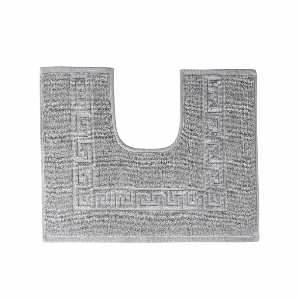 Tapis de bain éponge liteau motif frise grecque