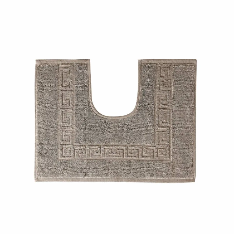 Tapis de bain éponge liteau motif frise grecque