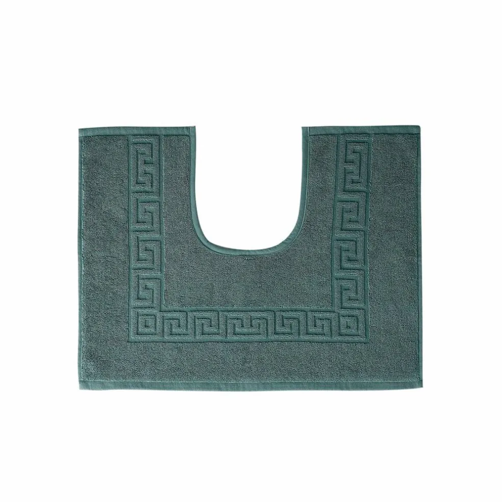 Tapis de bain éponge liteau motif frise grecque