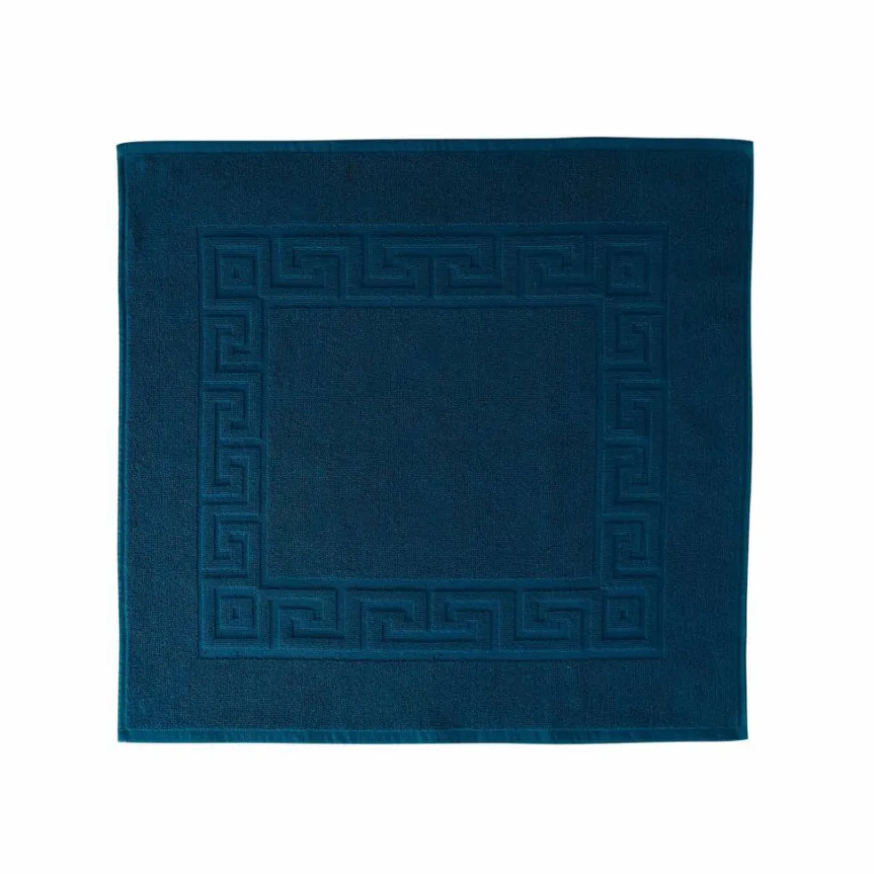 Tapis de bain éponge liteau motif frise grecque