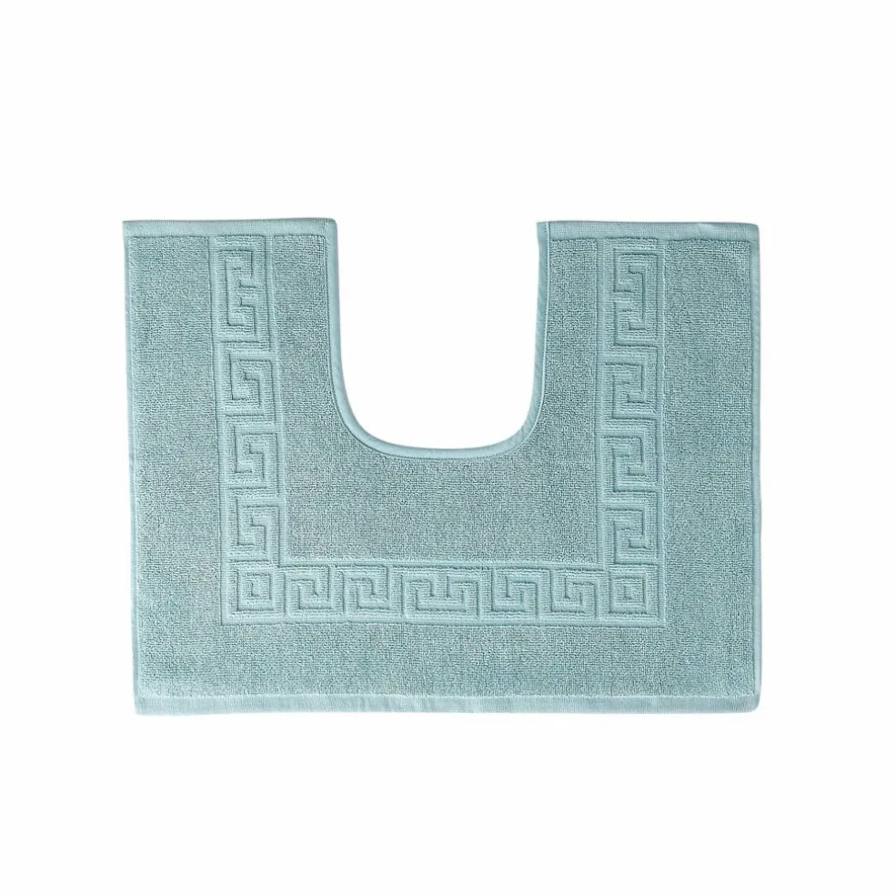 Tapis de bain éponge liteau motif frise grecque