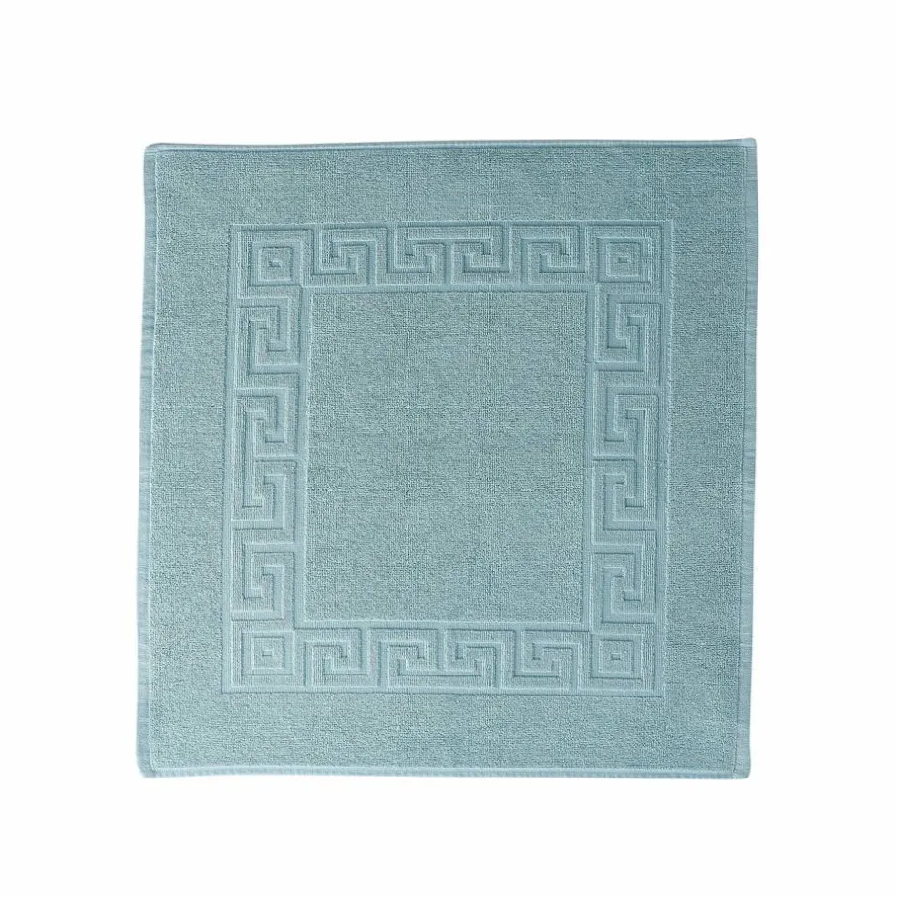 Tapis de bain éponge liteau motif frise grecque