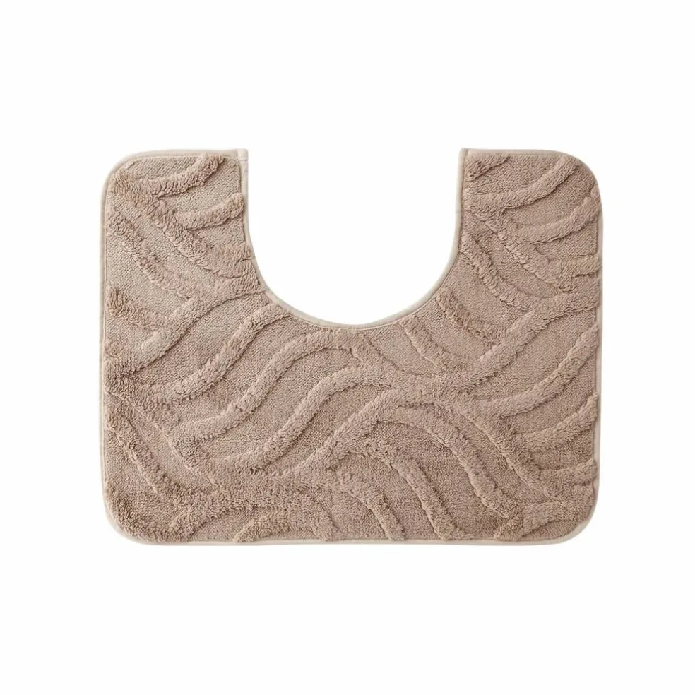 Tapis de bain reliéfé effet "flamme"