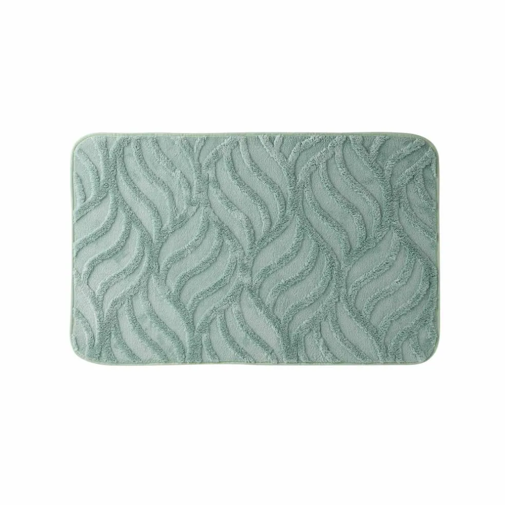 Tapis de bain reliéfé effet "flamme"