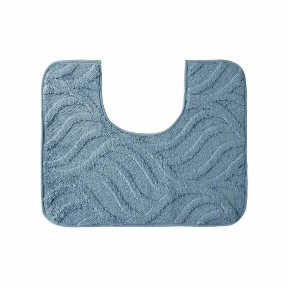 Tapis de bain reliéfé effet "flamme"