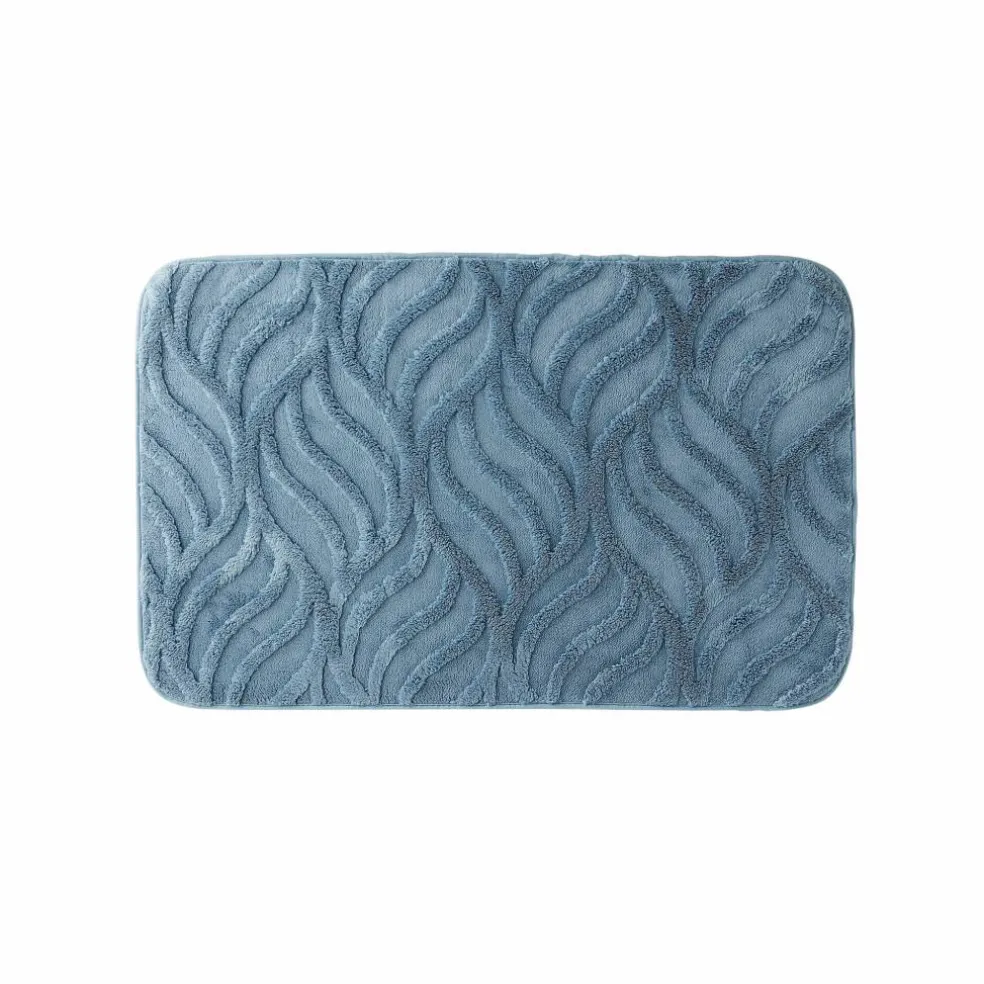 Tapis de bain reliéfé effet "flamme"