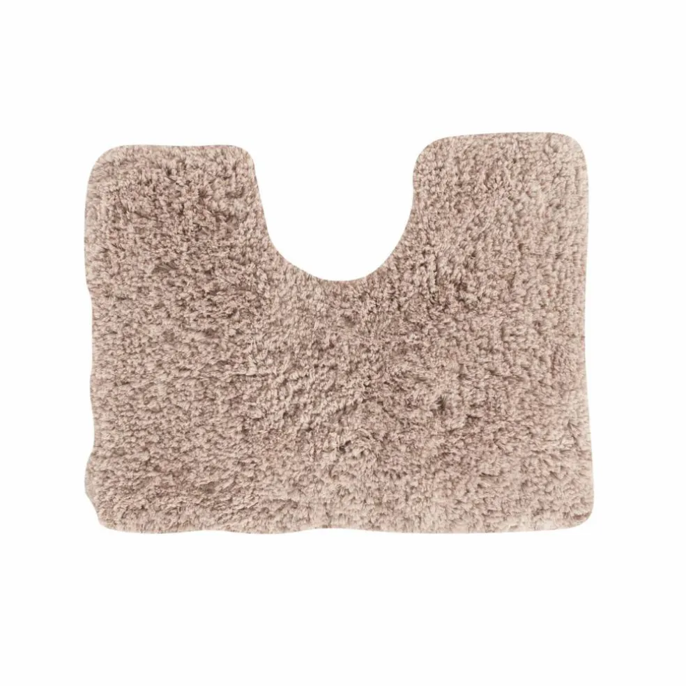 Tapis de bain uni moelleux microfibre
