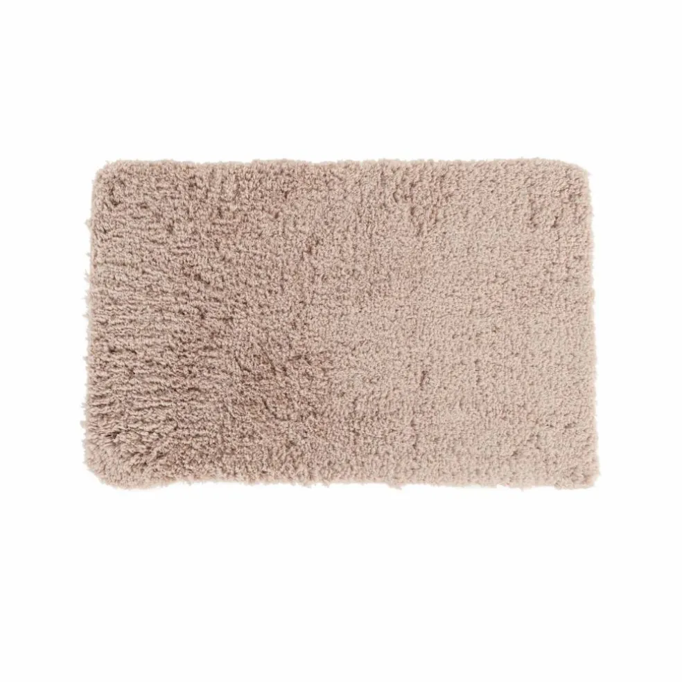 Tapis de bain uni moelleux microfibre