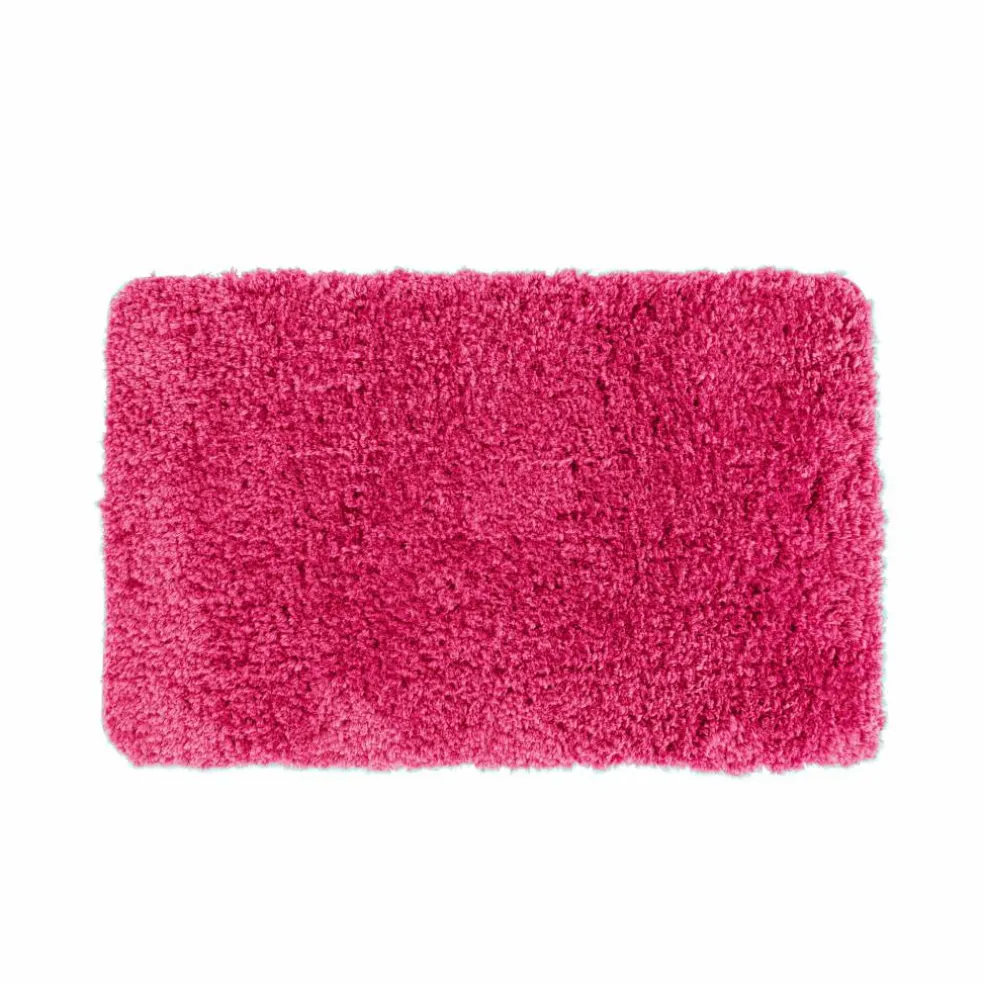 Tapis de bain uni moelleux microfibre