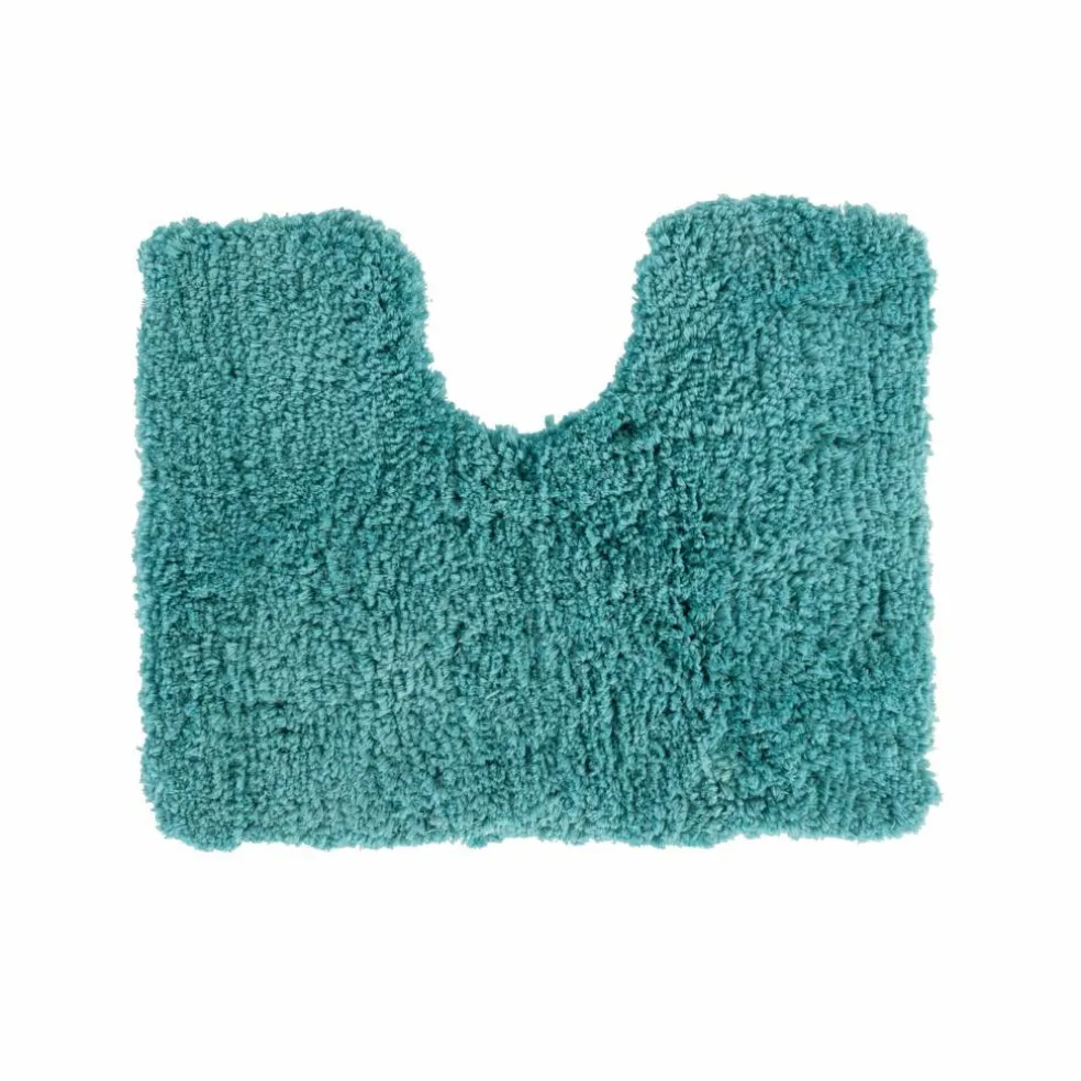 Tapis de bain uni moelleux microfibre